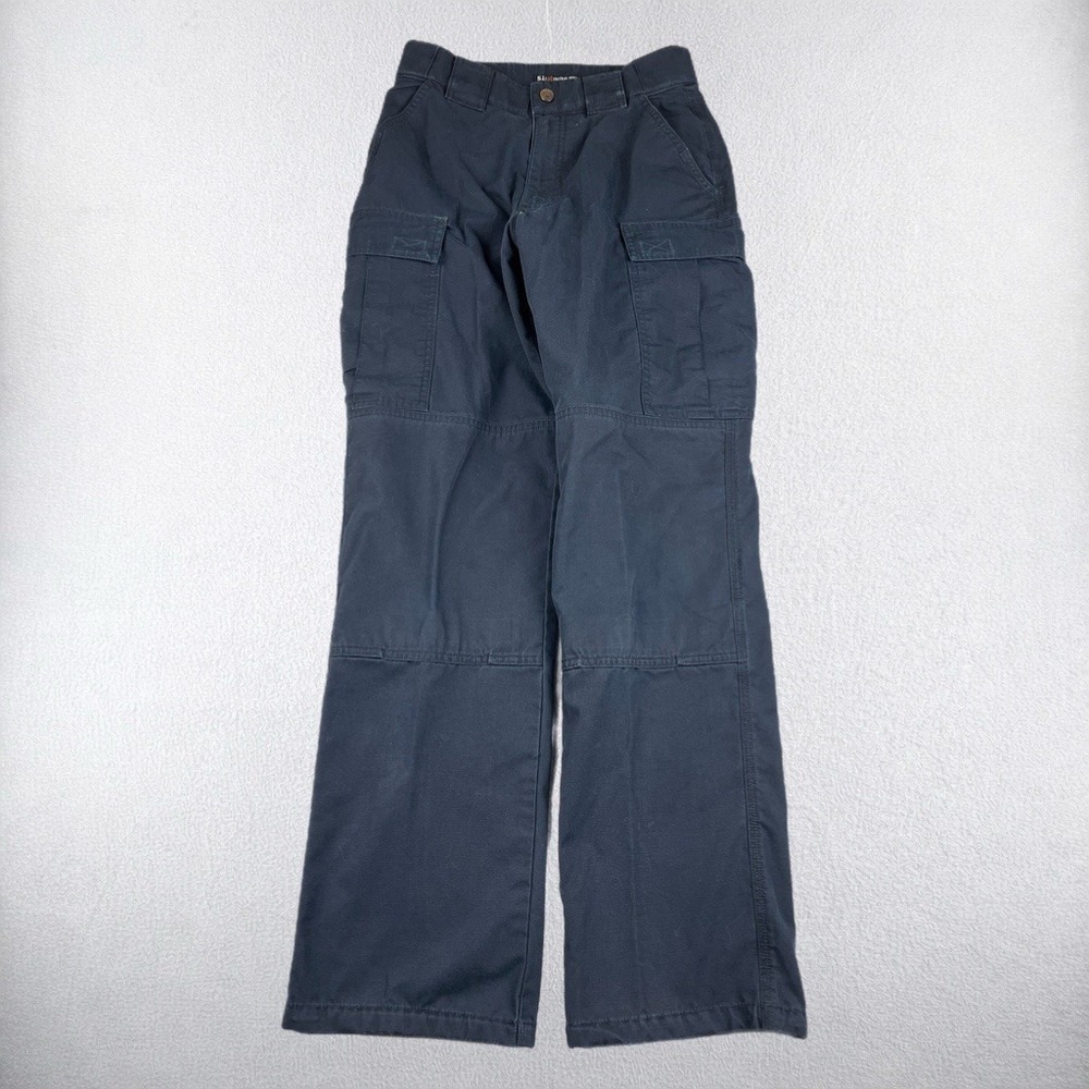 5.11 Tactical Series Pants Mens Small 27x31 Navy Blue Ripstop Cargo Work 74280